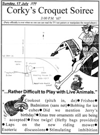 Corky Richmond Croquet Party